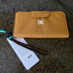 Sherpani Tulum RFID Wallet/Wristlet, Sundial Yellow